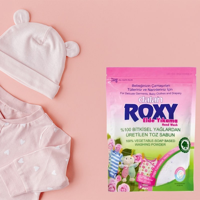 پودر صابون رکسی Roxy لباس کودک مخصوص شستشو با دست 800 گرم