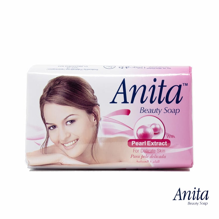 صابون حمام آنیتا Anita با عصاره مروارید بسته 6 عددی
