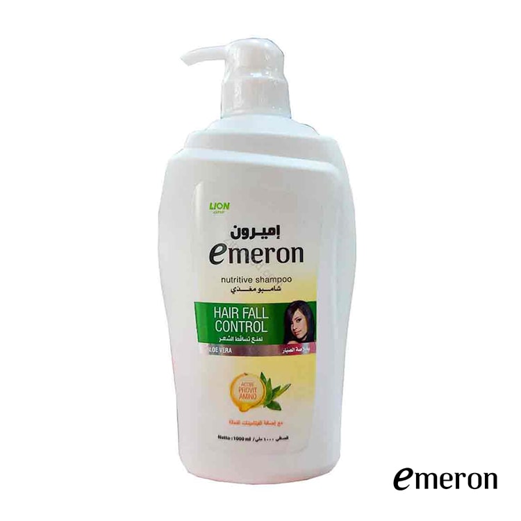 شامپو امرون سبز مخصوص رشد مو و براق کننده Emeron Hair Fall Control