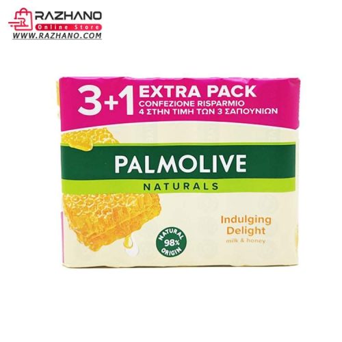 صابون پالمولیو PALMOLIVE مدل عصاره عسل بسته 4 عددی