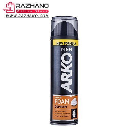 کف ریش آرکو کامفورت مدل Arko Shaving Foam Comfort حجم 200 میل
