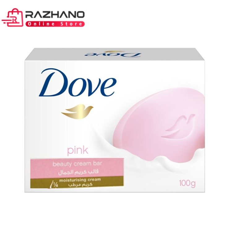 صابون داو صورتی Dove Pink با رایحه گل رز مقدار 135 گرم