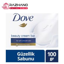 صابون شیر داو Dove مدل سفید White مقدار 100 گرم