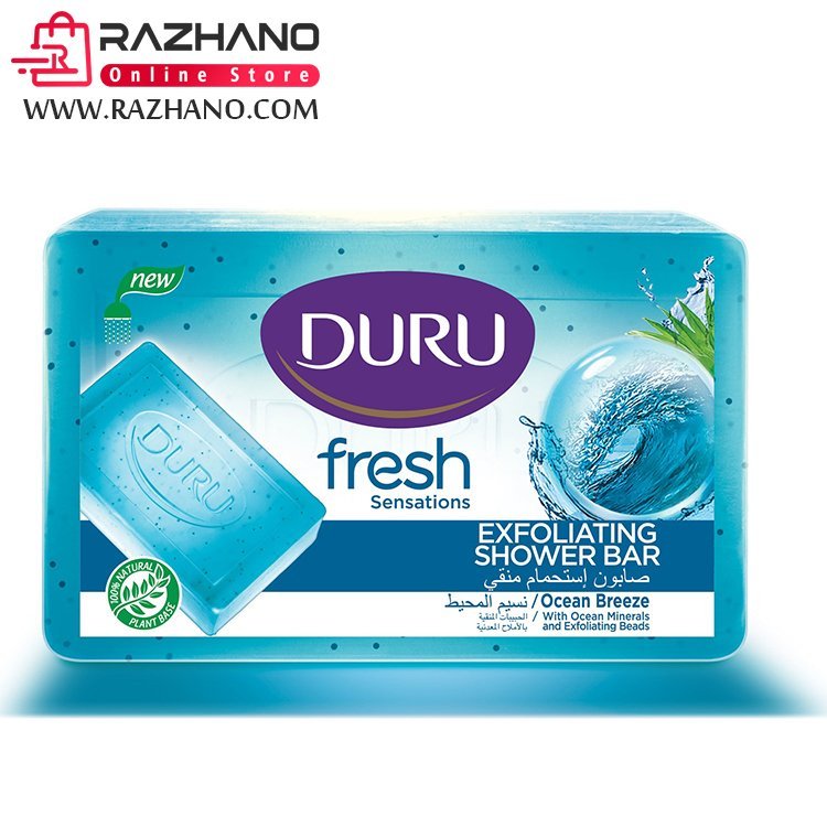 صابون دورو فرش سنسیشن آبی duru fresh sensations بسته 4 عددی 150 گرم