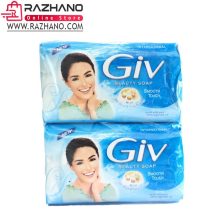 صابون جیو آبی مدل giv beauty soap بسته 4 عددی