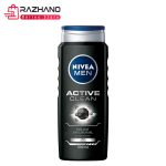 شامپو سر و بدن مردانه نیوآ اکتیو کلین Nivea Active Clean حجم 500 میل