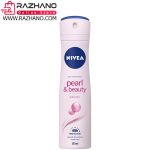 اسپری پودری نیوا زنانه مدل nivea pearl & beauty حجم 150 میل