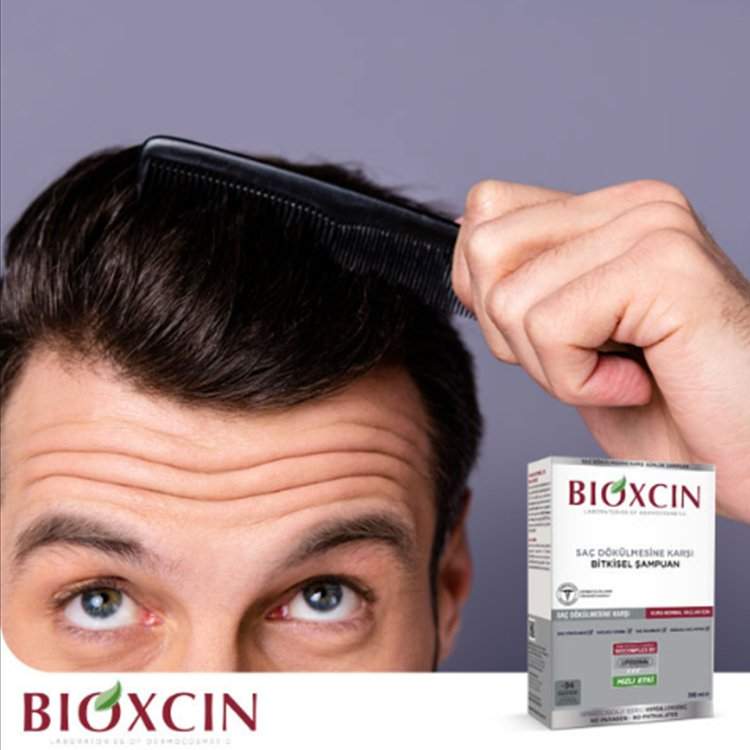 شامپو تقویت مو Bioxcin مدل کلاسیک مناسب موهای چرب 300 میل