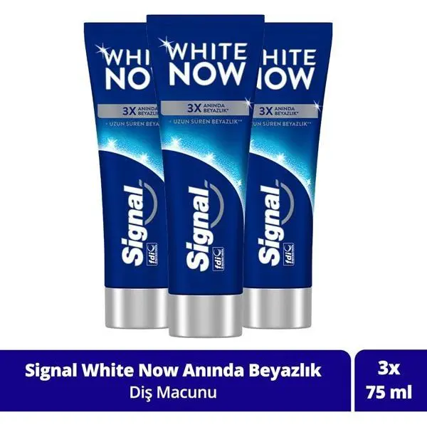 خمیر دندان سیگنال مدل White Now X3