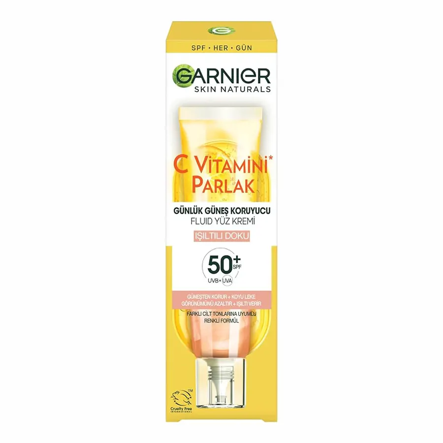 ضد آفتاب رنگی ویتامین سی گارنیر SPF50